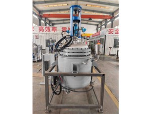 300L導熱油電加熱反應釜   防爆反應釜  機械密封反應釜  已完工往盤(pán)錦